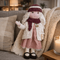 Elora – Handmade Waldorf Doll Made of Cotton for Creative Play 32