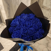 Everflower - Artificial Glitter Rose, Long-Lasting Silk Flower for Home Decor 0