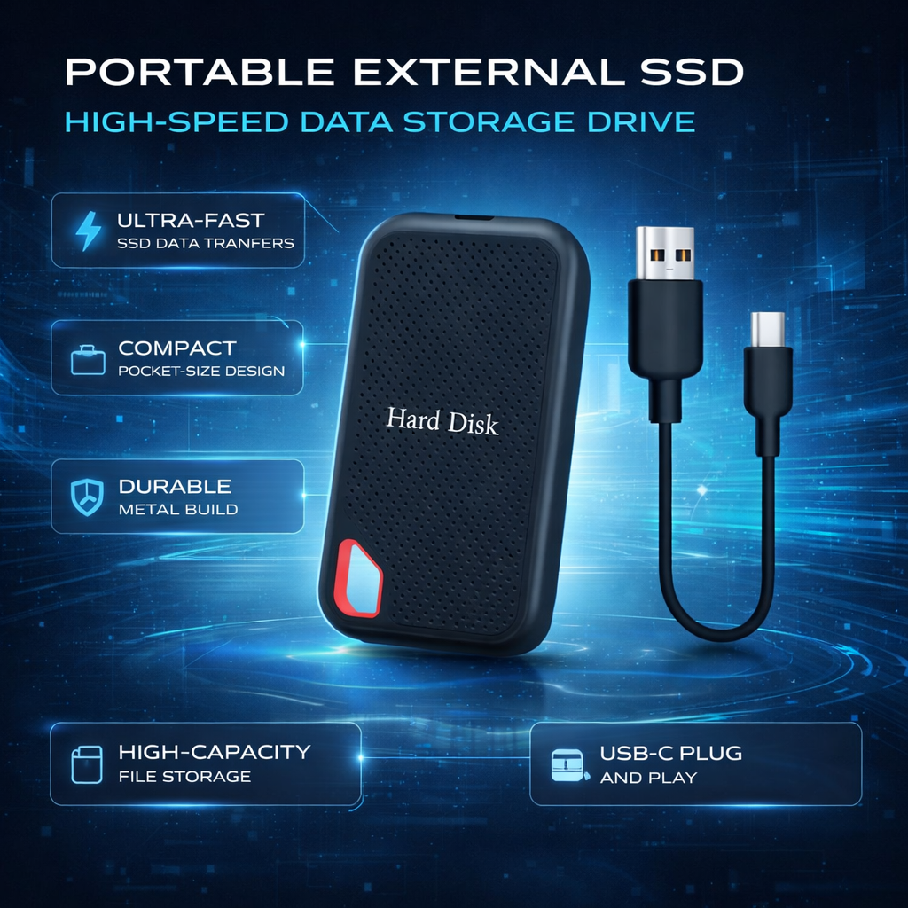 VELOXSSD – Portable Storage Solution for Rapid File Transfer Performance