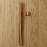 Extra Long Wooden Shoe Horn with Magnetic Storage - Ergonomic Long Handled Design 0