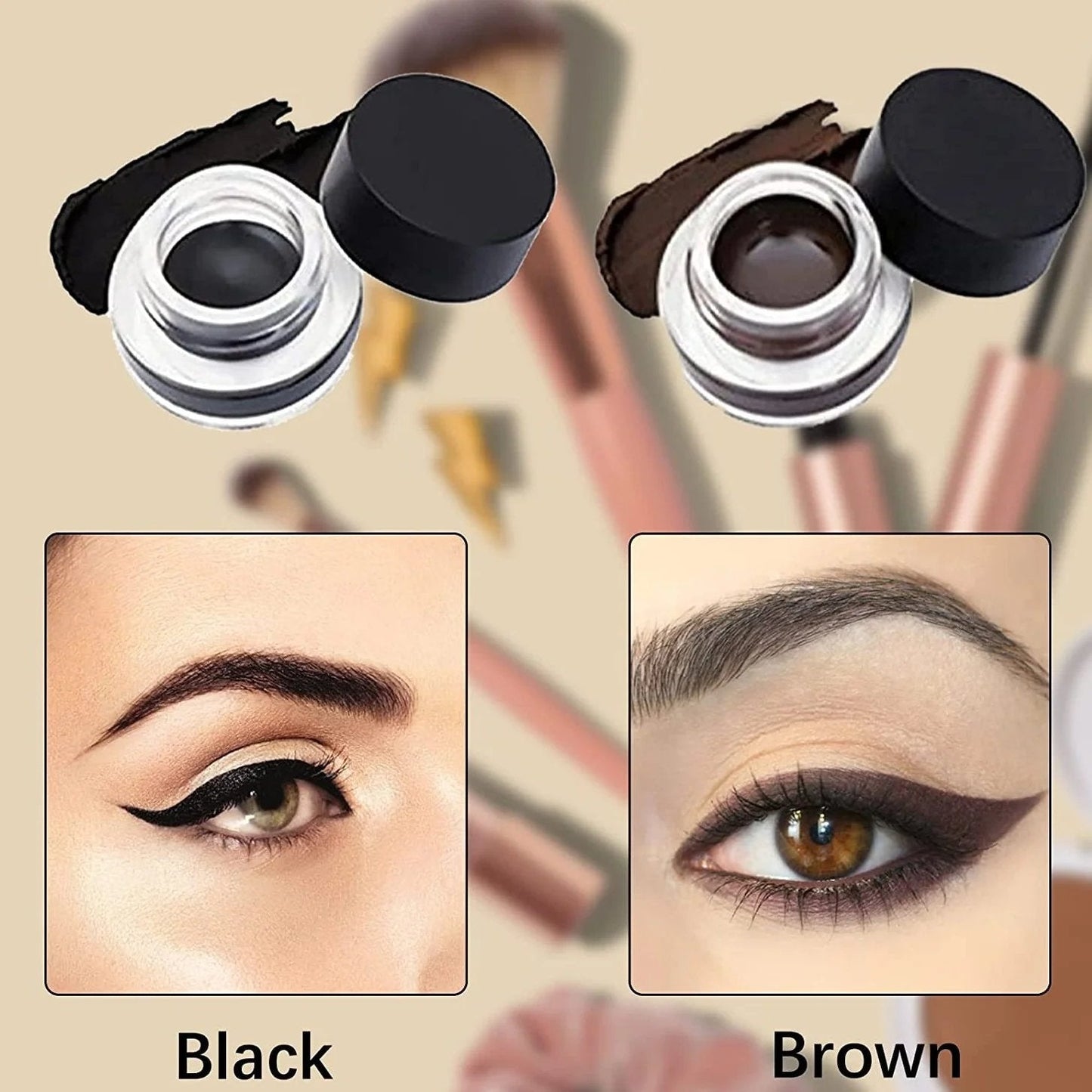 INKORA – Langanhaltender Eyeliner-Stift für sanfte und präzise Anwendung