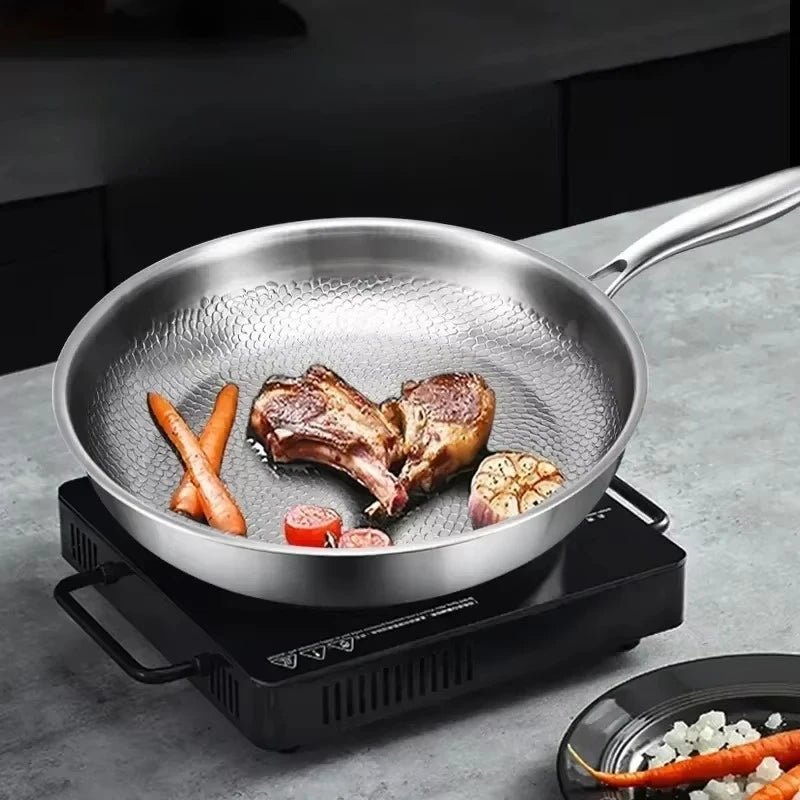 FORGEON Titanium Hammered Non-Stick Frying Pan for Induction Cooking 1