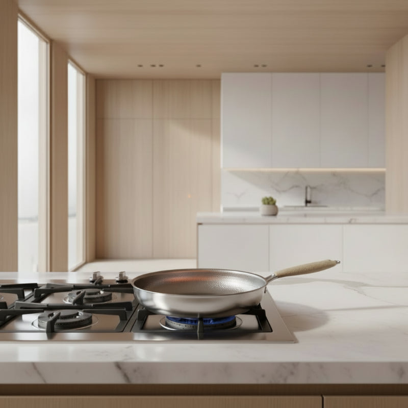 FORGEON – Titanium hammered non-stick frying pan for induction cooktops and everyday cooking 0