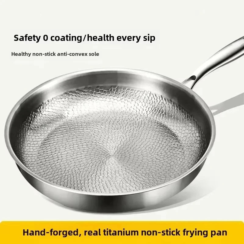FORGEON – Titanium hammered non-stick frying pan for induction cooktops and everyday cooking 3