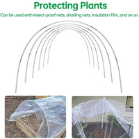 FlexGrow - 5-Piece Poly Tunnel Set for Garden - Durable Fiberglass Arches 2