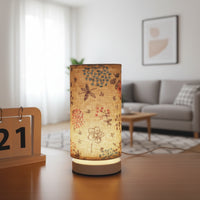 Floral Fabric Table Lamp - Vintage Style Bedside & Desk Lighting for Cozy Ambiance 1