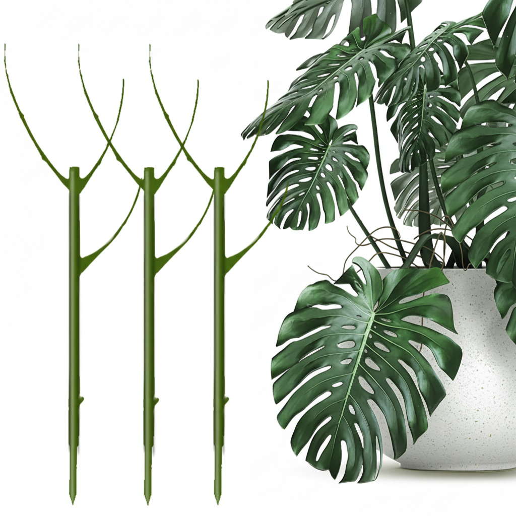 Floravio - Stackable Plant Support Set of 3 for Indoor & Outdoor Use 0
