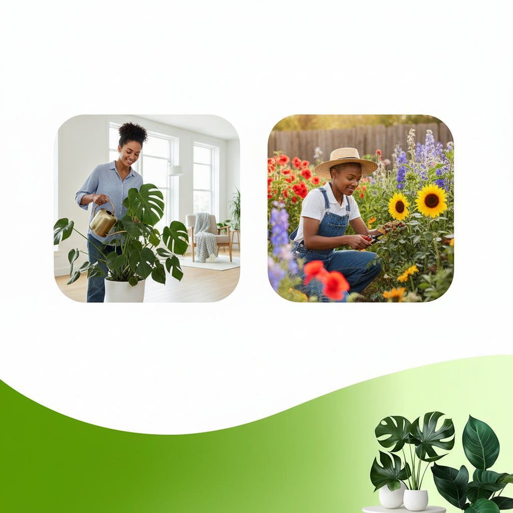 Floravio - Stackable Plant Support Set of 3 for Indoor & Outdoor Use 3