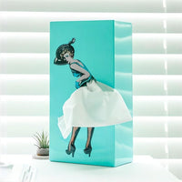 Flying Skirt Tissue Box Cover - Unique Design with Weighted Base for Fun Décor 2