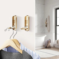 Foldable Wall Coat Hook - Space-Saving Zinc Alloy Design for Easy Organization 3