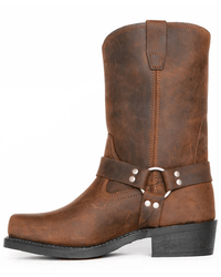 ForgedSteel - Waterproof Harness Boots with Durable PU Leather & Oil-Resistant Sole 7