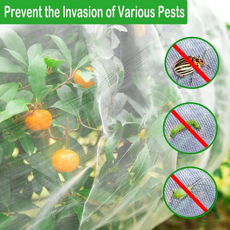 GARDIVIA Insect Net - High-Density Polyethylene Bug Protection for Vegetables 2