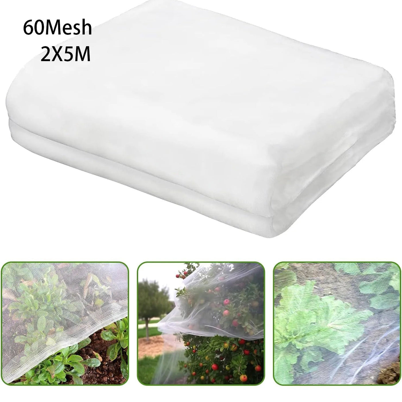 GARDIVIA Insect Net - High-Density Polyethylene Bug Protection for Vegetables 7