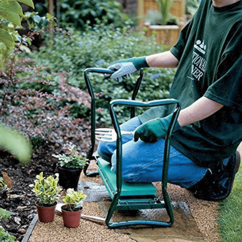 GardenEase - 2-in-1 Garden Knee Slider & Seat with Tool Bag 0