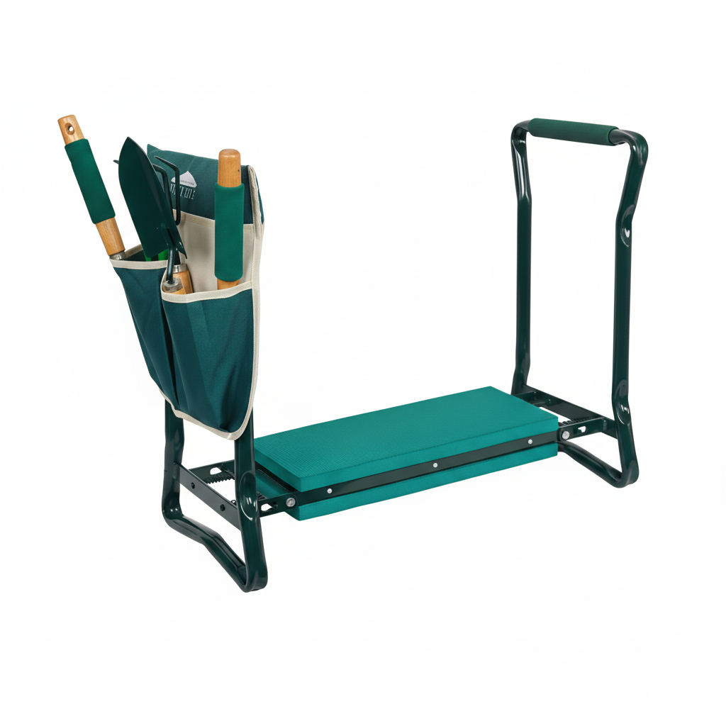 GardenEase - 2-in-1 Garden Knee Slider & Seat with Tool Bag 3