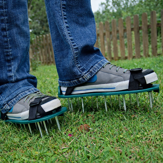 GardenPro - Spiked Lawn Aerator Shoes for Enhanced Grass Health and Growth 0
