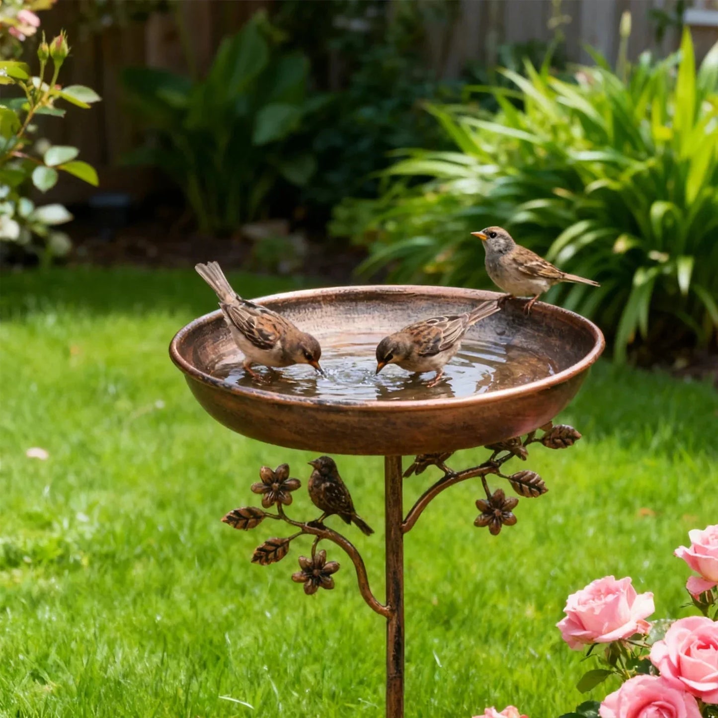 GARDENSHINE – Decorative Bird Bath for Charming Garden Spaces