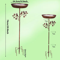 GARDENSHINE – Decorative Bird Bath for Charming Garden Spaces
