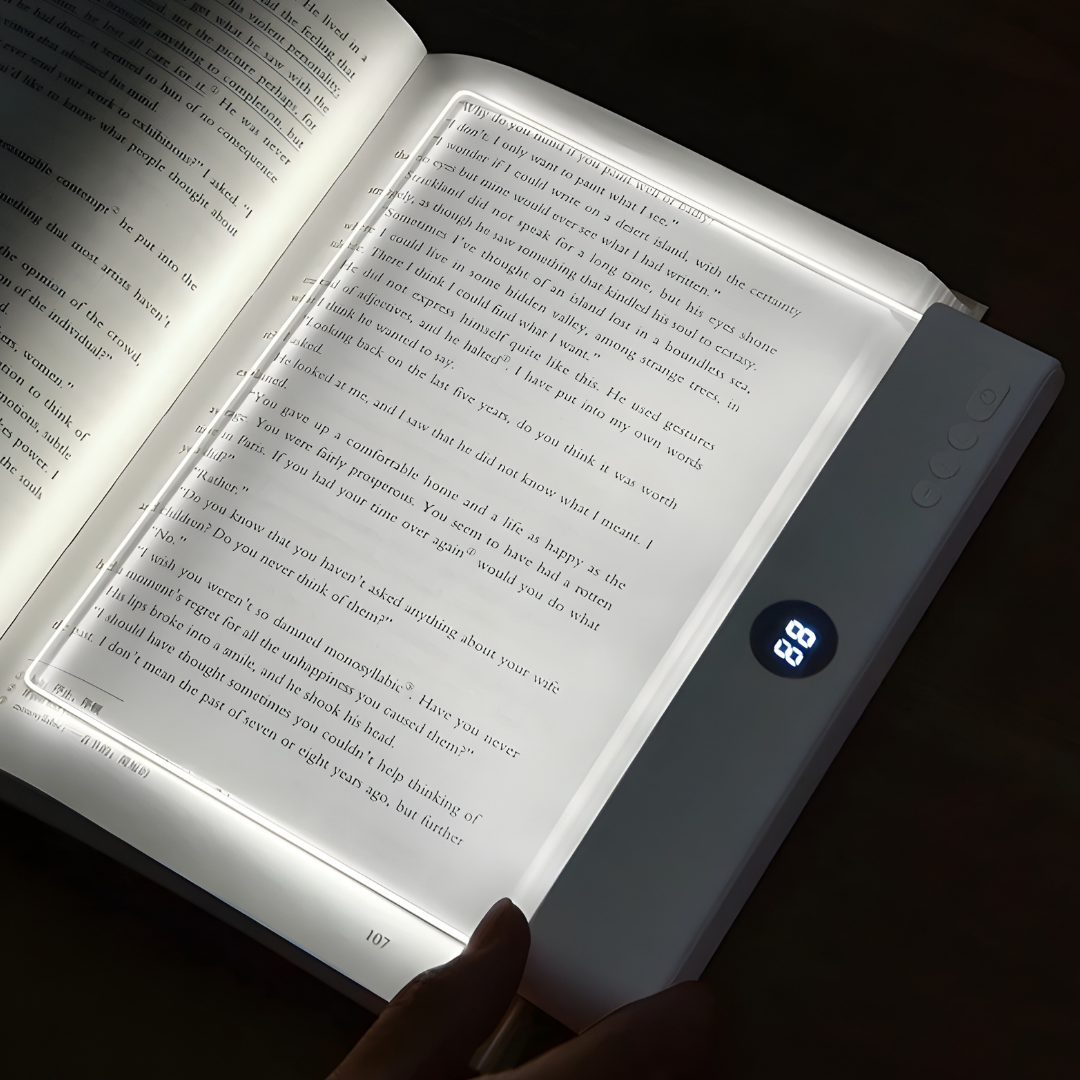 GlowEase - LED Reading Light for Bed with Adjustable Brightness & Color Modes 0