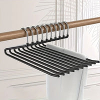 Goose Neck Z - 10 Pack Stainless Steel Pants Hanger & Trouser Organizer 0
