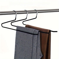 Goose Neck Z - 10 Pack Stainless Steel Pants Hanger & Trouser Organizer 1