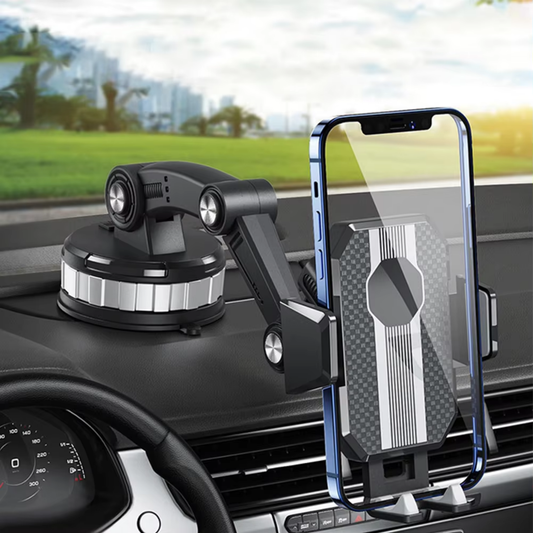 GripTech Car Phone Holder - 360° Rotation Cell Phone Mount with Strong Suction 0