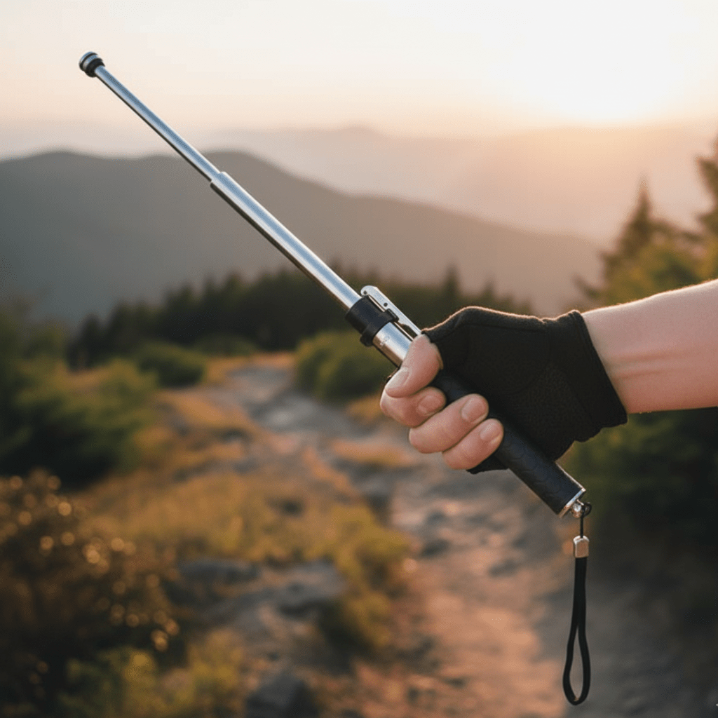 Guardian Trek Stick - Ergonomic Hiking Pole with Self-Defense Function 0