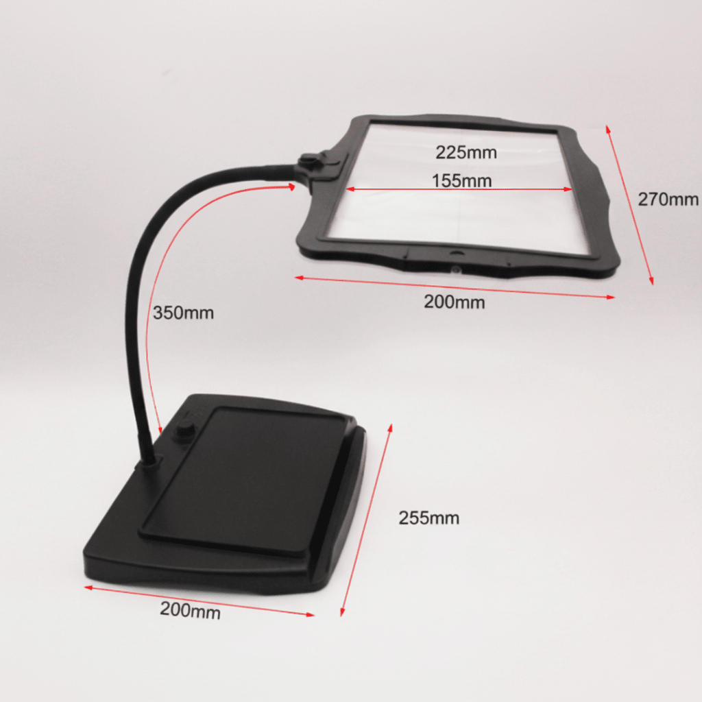 HANDWERK LUX - 3x Magnifying Floor Lamp with LED Light for Precision Work 2