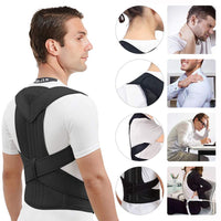 BACKLIX – Adjustable Posture Corrector for Improved Sitting and Standing