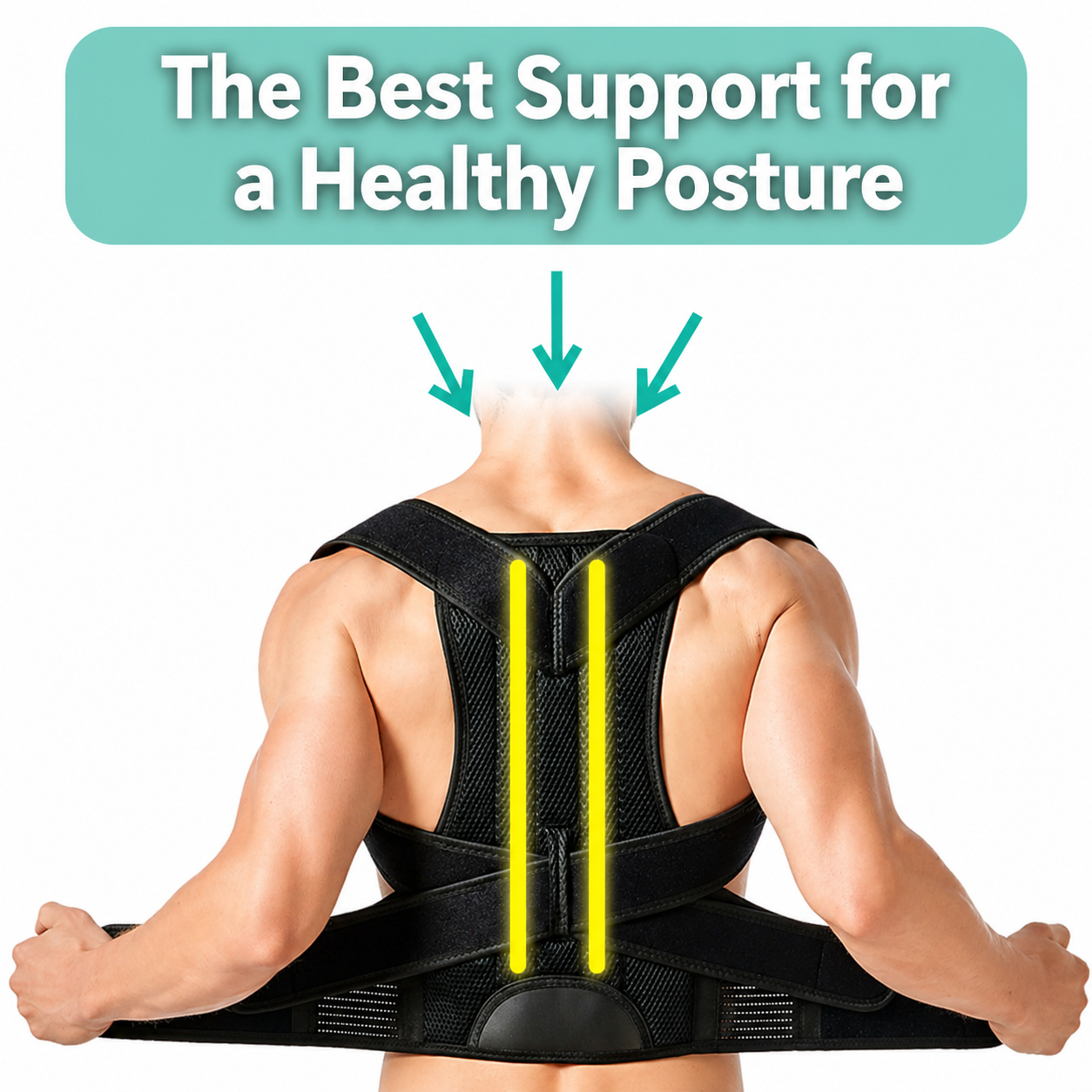 BACKLIX – Adjustable Posture Corrector for Improved Sitting and Standing