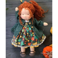 Handmade Cotton Waldorf Doll - Soft Plush Toy for Imaginative Play 14