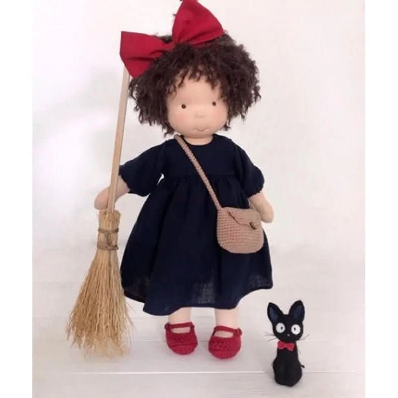Handmade Cotton Waldorf Doll - Soft Plush Toy for Imaginative Play 24