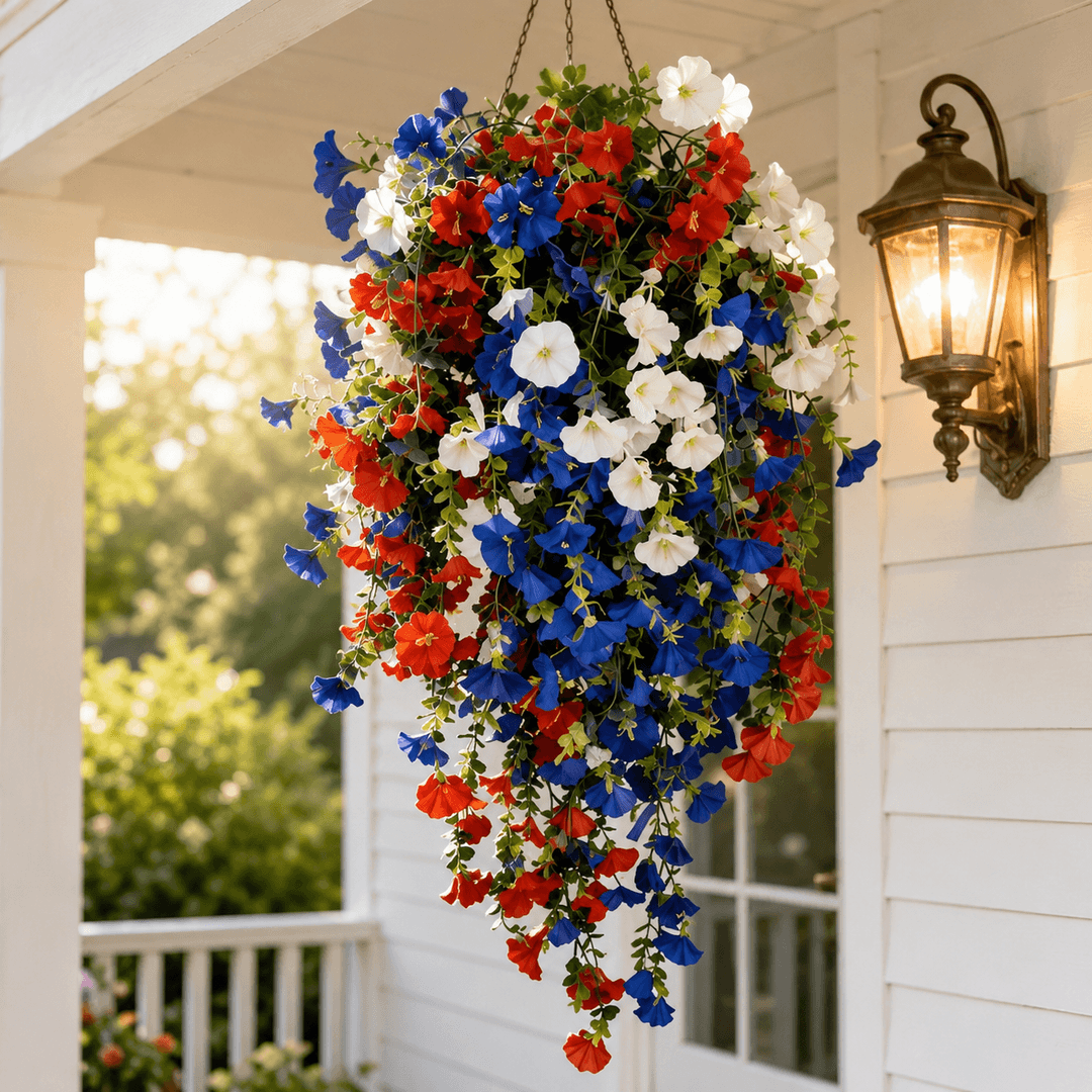 PATRIOTHAVEN – Decorative Hanging Basket for Festive Home Styling