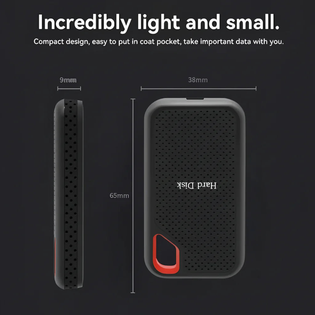 VELOXSSD – Portable Storage Solution for Rapid File Transfer Performance