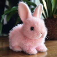 HopiFluff - Animated Plush Bunny Toy with Realistic Movements for Kids 0