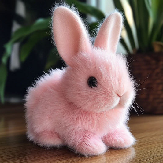 HopiFluff - Animated Plush Bunny Toy with Realistic Movements for Kids 0