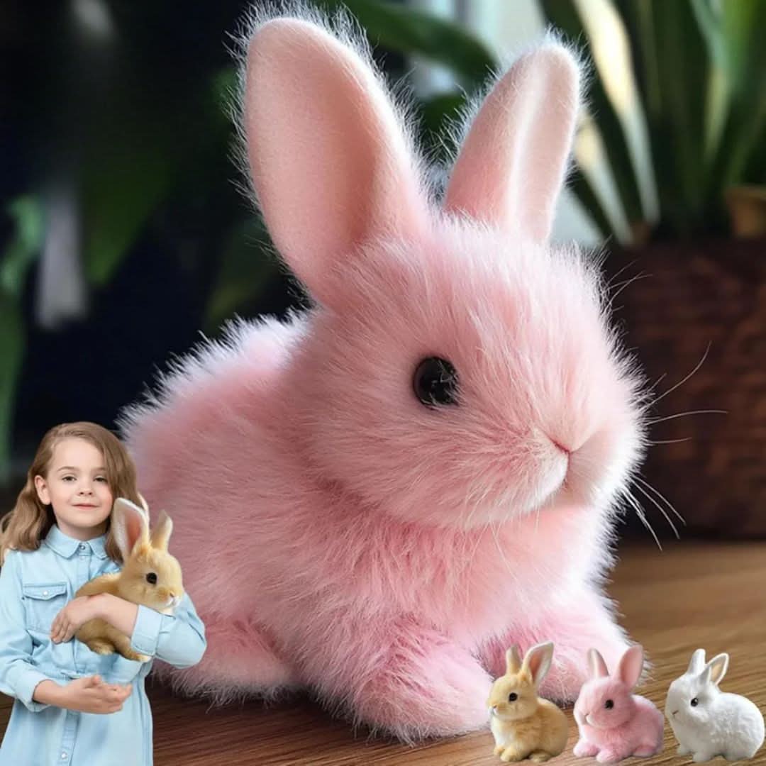 HopiFluff - Animated Plush Bunny Toy with Realistic Movements for Kids 4