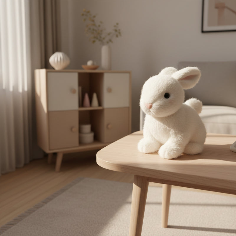 HoppiLoom Interactive Plush Bunny Toy - Realistic Movements & Sounds 4