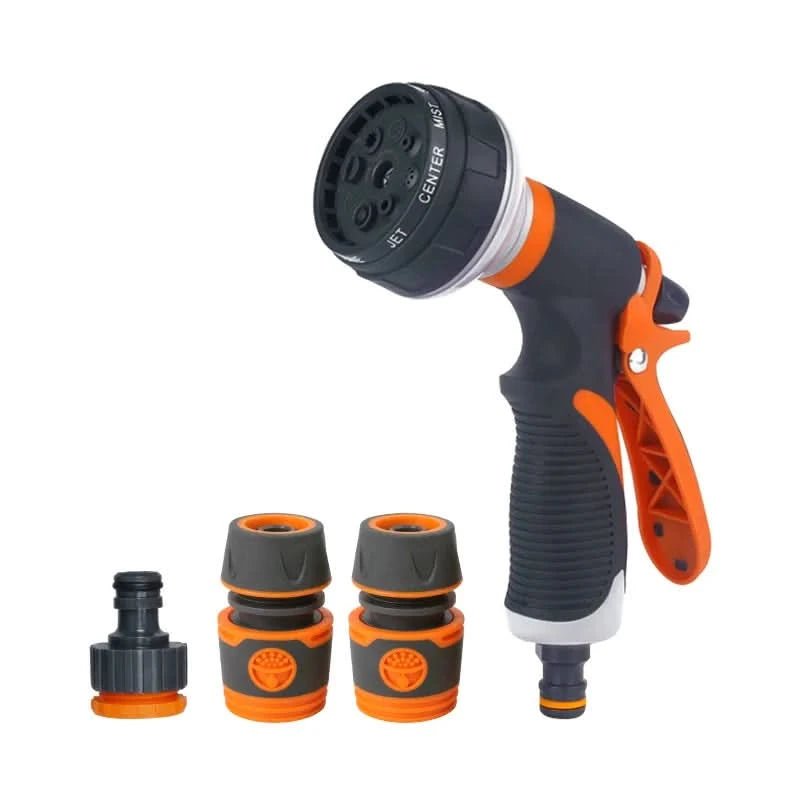 HydroFlex - 8-Mode High Pressure Garden Hose Sprayer Gun for Efficient Watering 7