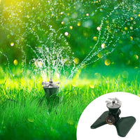 HydroSpin 360° Automatic Lawn Sprinkler System - Water-Efficient, Durable Metal Design for Even Garden Irrigation 1