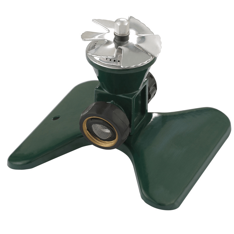 HydroSpin 360° Automatic Lawn Sprinkler System - Water-Efficient, Durable Metal Design for Even Garden Irrigation 2