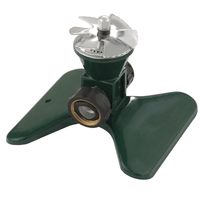 HydroSpin 360° Automatic Lawn Sprinkler System - Water-Efficient, Durable Metal Design for Even Garden Irrigation 2