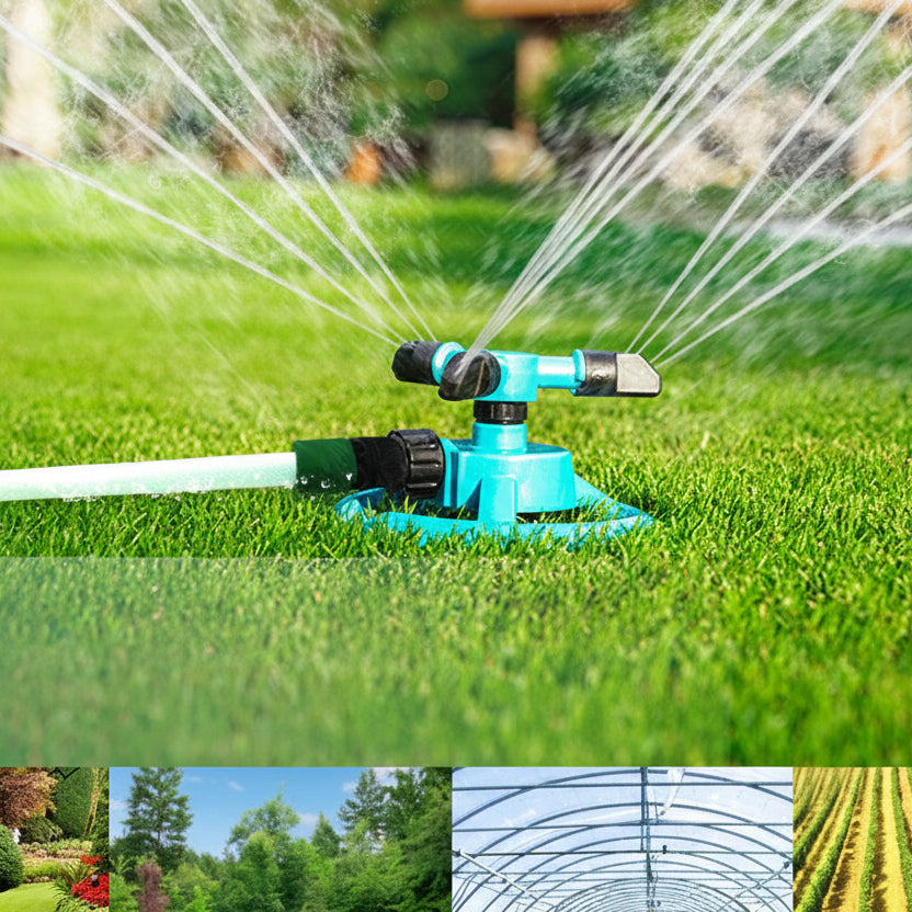 Hydrosia - 360° Rotating Lawn Sprinkler for Efficient Watering 1