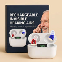 Invisible In-Ear Hearing Aids - Crystal Clear Sound, Rechargeable, OTC Hearing Aids 1