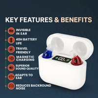 Invisible In-Ear Hearing Aids - Crystal Clear Sound, Rechargeable, OTC Hearing Aids 2