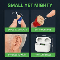 Invisible In-Ear Hearing Aids - Crystal Clear Sound, Rechargeable, OTC Hearing Aids 6
