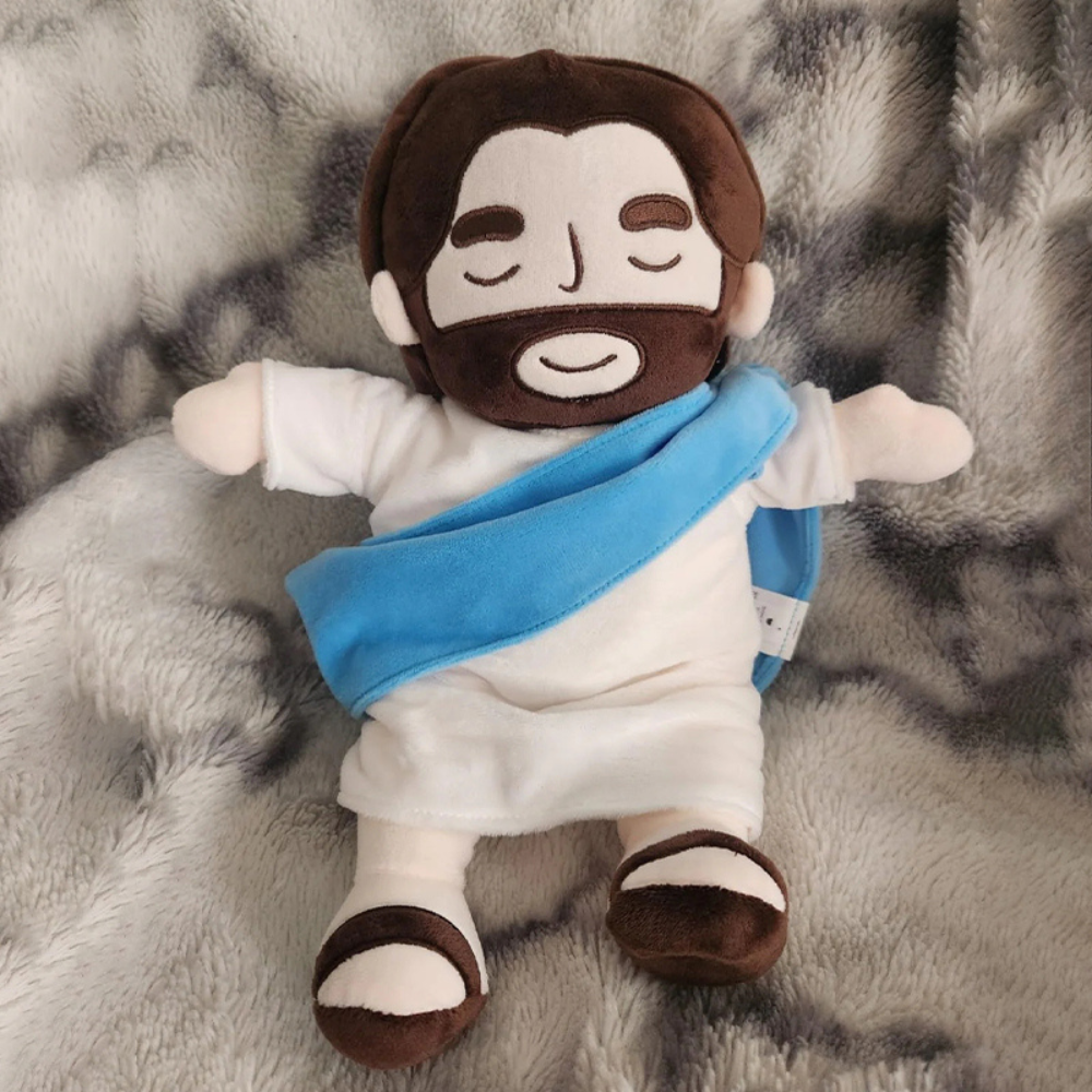 Jesus Plush Toy - Interactive Cuddly Plushie for Peaceful Sleep & Comfort 1