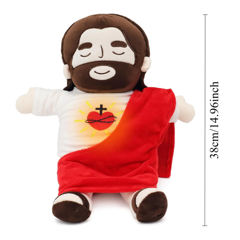 Jesus Plush Toy - Interactive Cuddly Plushie for Peaceful Sleep & Comfort 6