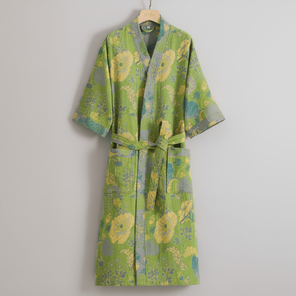 KIMOGINKO - Organic Cotton Kimono Bathrobe for Ultimate Comfort and Style 10