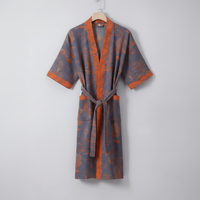 KIMOGINKO - Organic Cotton Kimono Bathrobe for Ultimate Comfort and Style 7